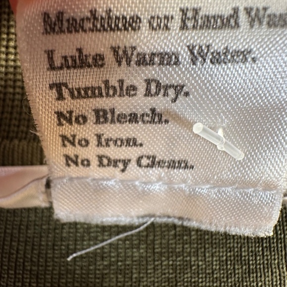 Exclusively Misook Open Cardigan Women's L Large Long Sleeves Army Green Pockets - Picture 11 of 13